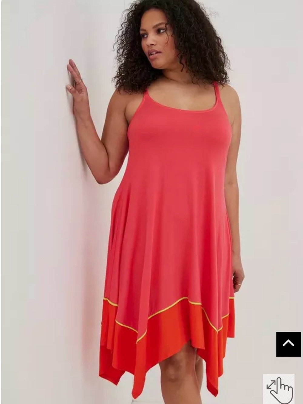 Torrid Mini Jersey Hanky Hem Pink Dress Plus Size 4X 26 NWT